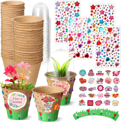 Motipuns Mothers Day paper pot kit enables engaging DIY gardening crafts.