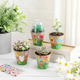 Motipuns paper flowerpots ready for easy DIY assembly