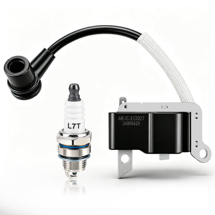 MOTOALL A411001521 ignition coil close-up for Echo, highlighting spark-ready design.