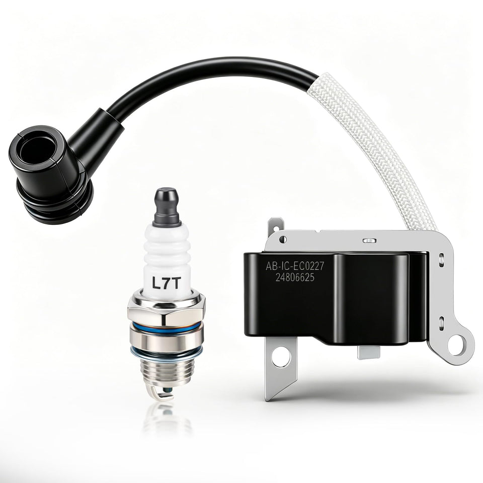 MOTOALL A411001521 ignition coil close-up for Echo, highlighting spark-ready design.