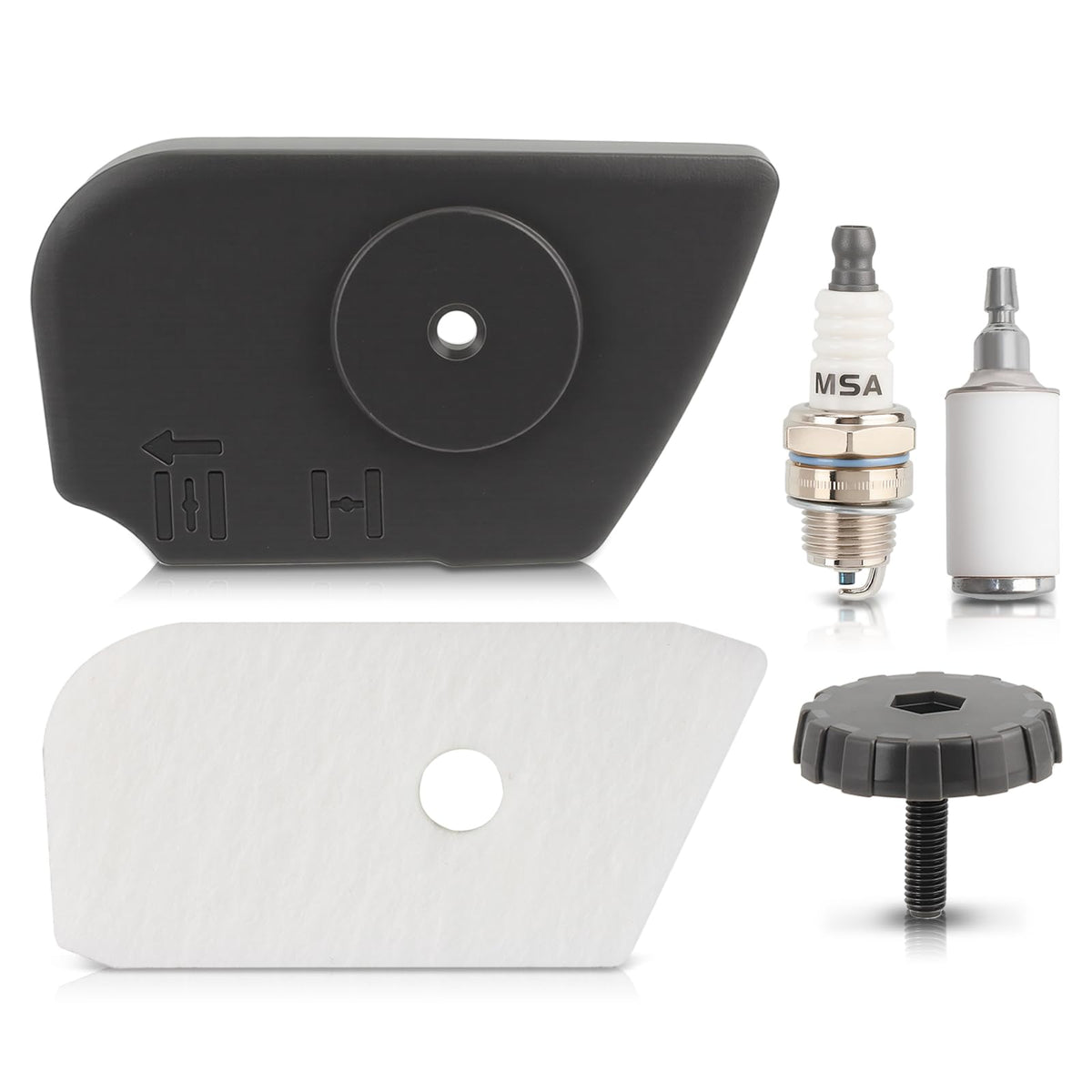 MOTOALL air filter cover for Husqvarna 124R for easy maintenance and airflow protection.
