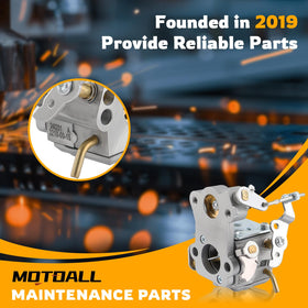 MOTOALL air filter replacement in this kit reduces clog risk.