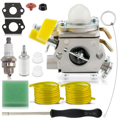 MOTOALL C1U-H60 carburetor for Ryobi and Homelite trimmers improves fuel delivery