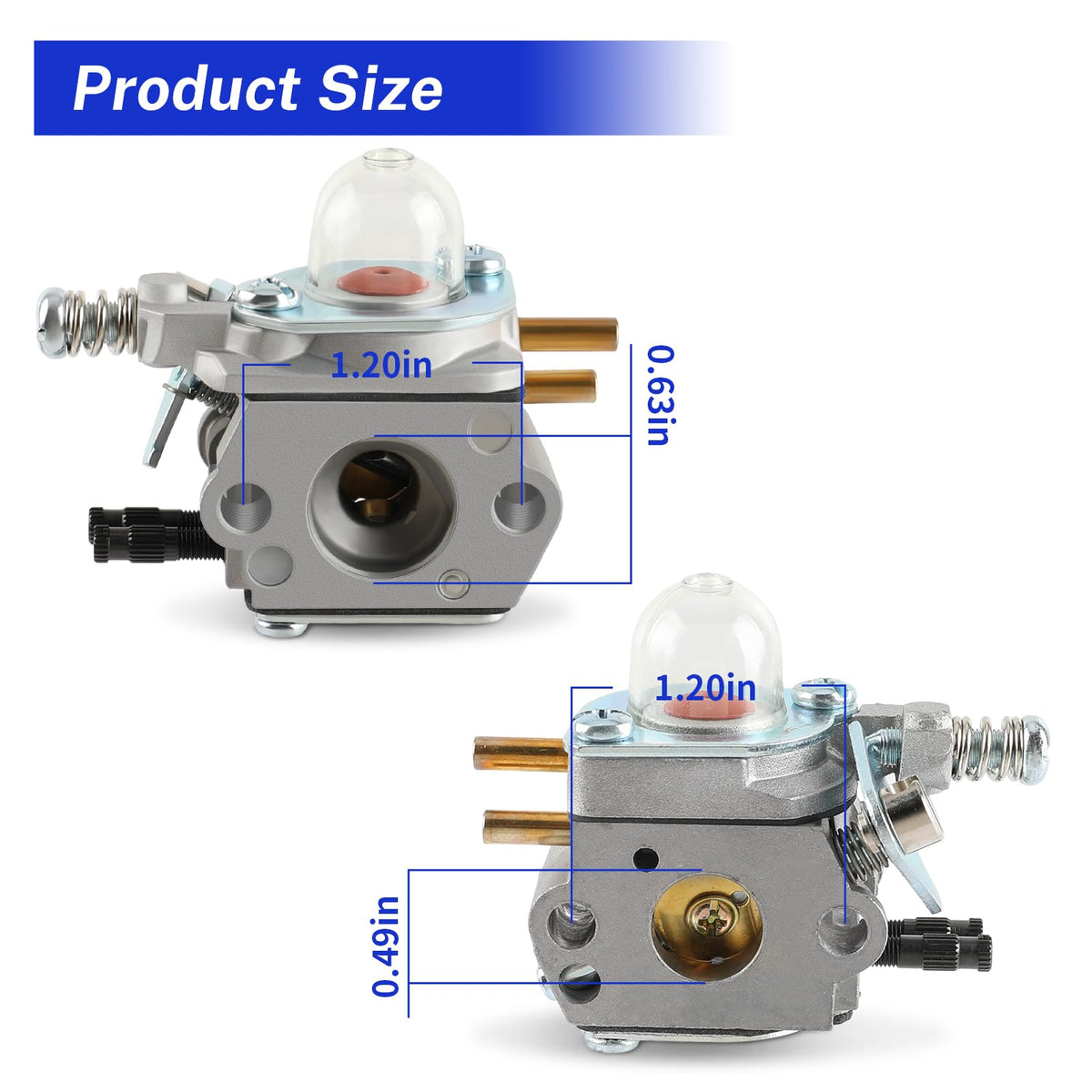 MOTOALL C1U-K52 primer bulbs and fuel lines for quick priming.