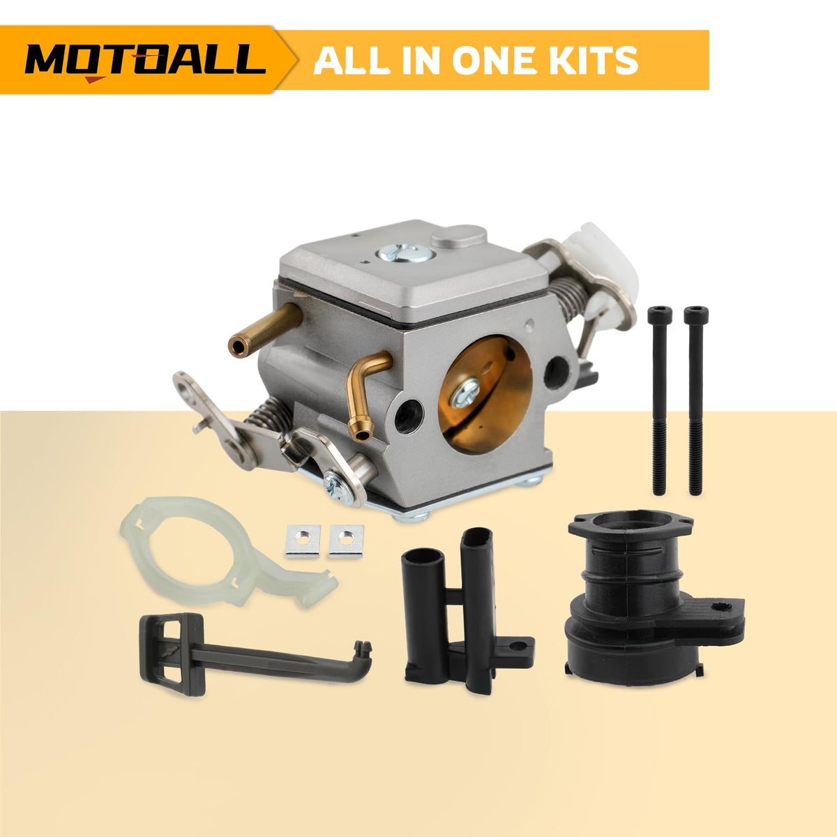 MOTOALL replacement carb bolts and grommet kit for secure assembly