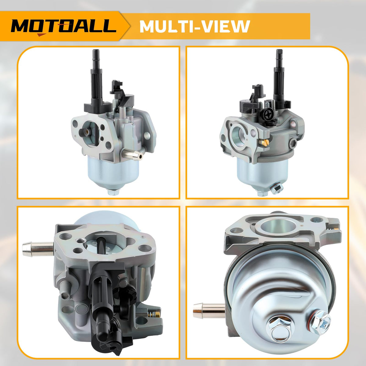 MOTOALL carburetor assembly guide visuals for straightforward setup