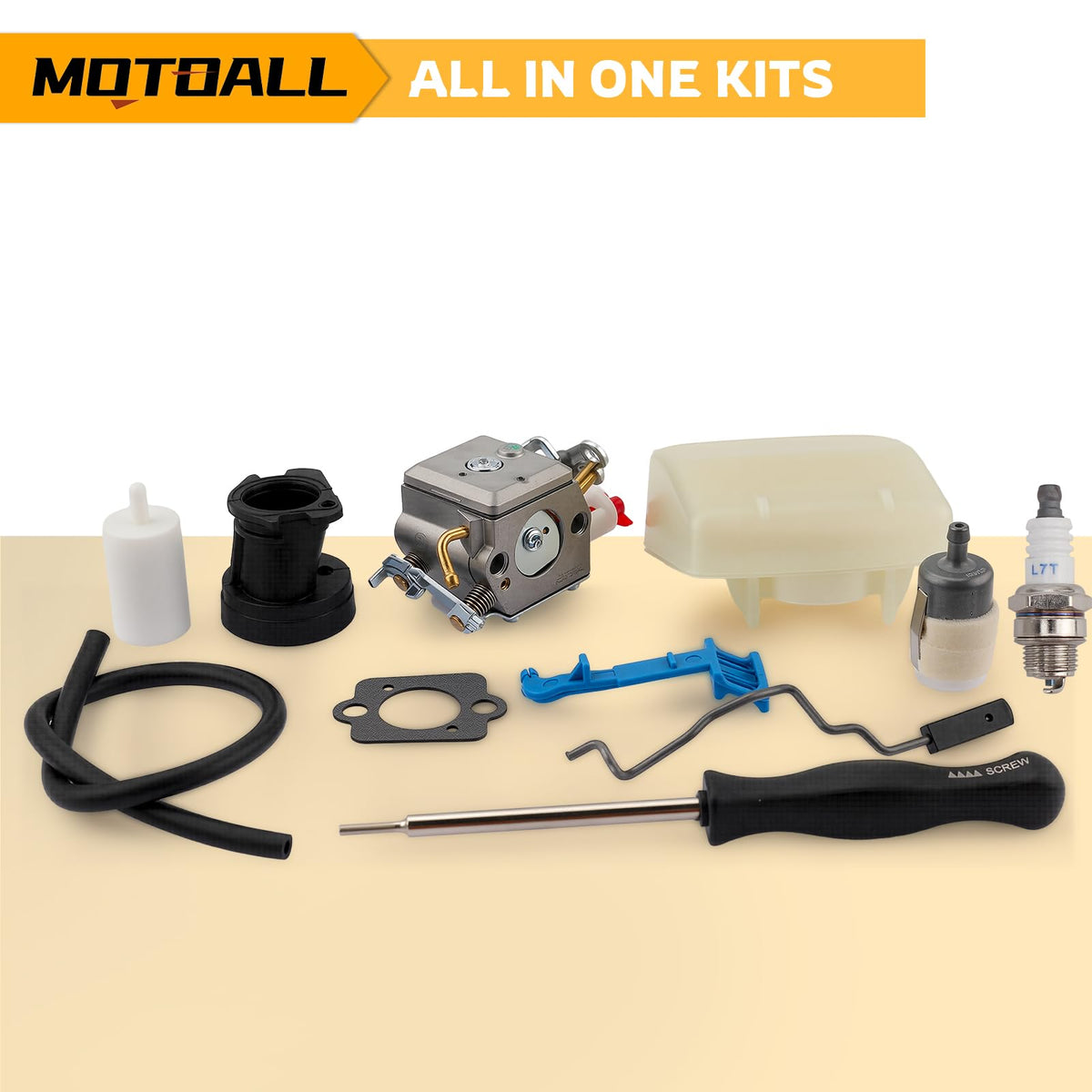MOTOALL compatibility covers Husqvarna and Jonsered models for flexible replacements.