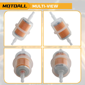 MOTOALL 15-micron filtration helps keep fuel clean for smoother engine performance.