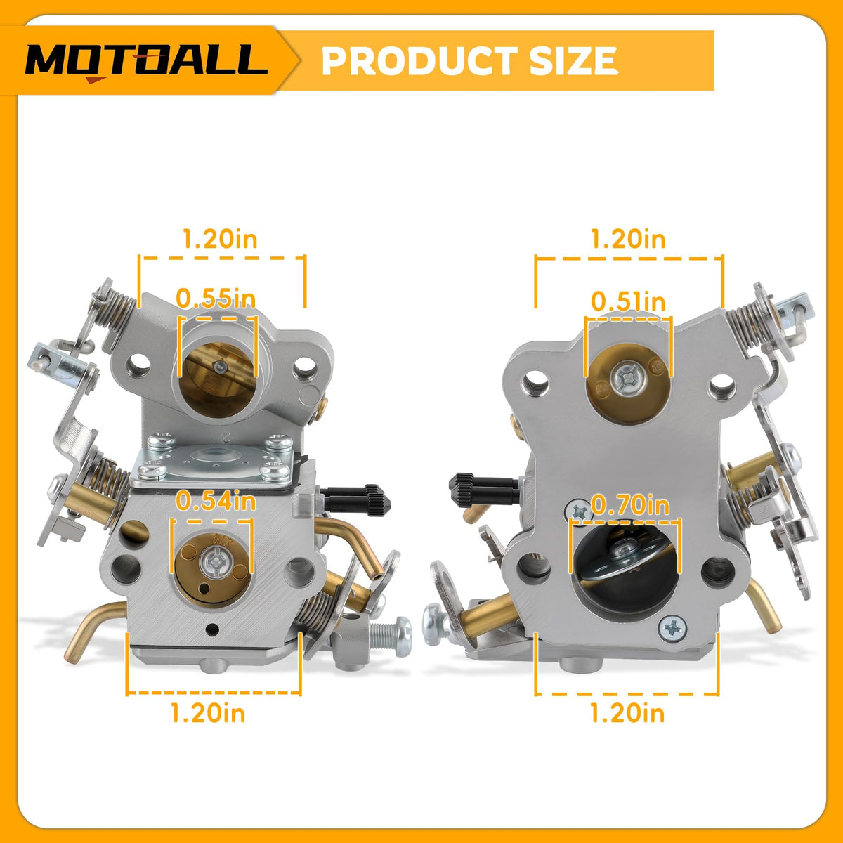 MOTOALL fuel line hose 2x3.5x630 supports steady fuel delivery.