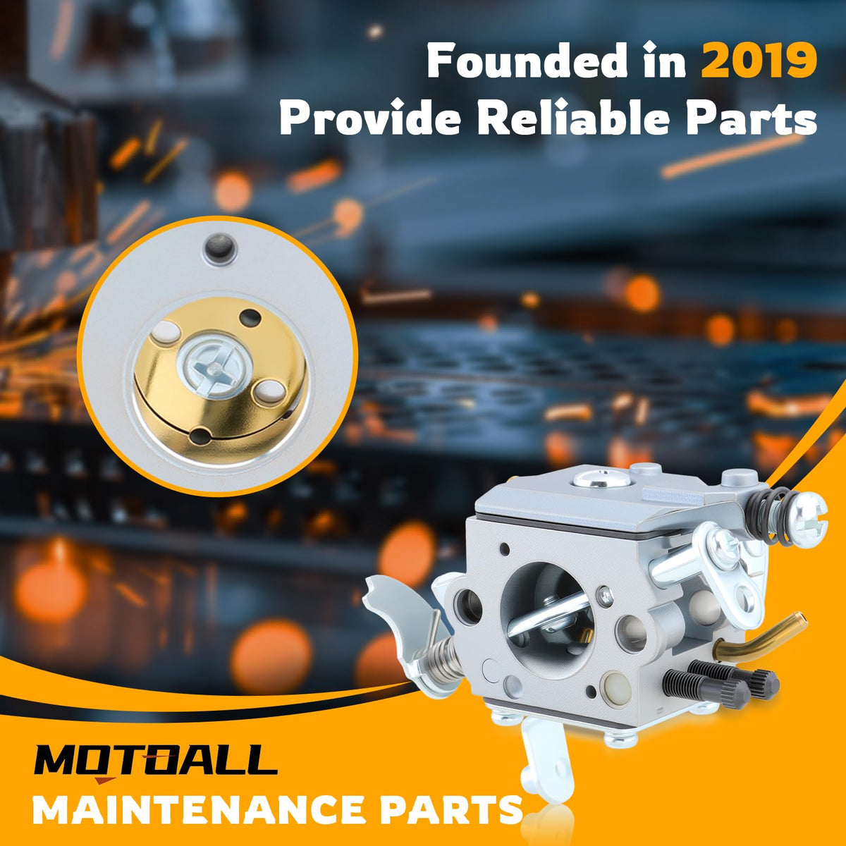 MOTOALL fuel-line pair supports steady fuel flow and stable runs