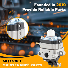MOTOALL fuel lines included for dependable fuel flow.