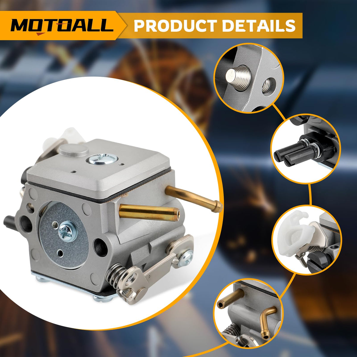 MOTOALL 503281804 compatible kit supports Husqvarna chain saw performance