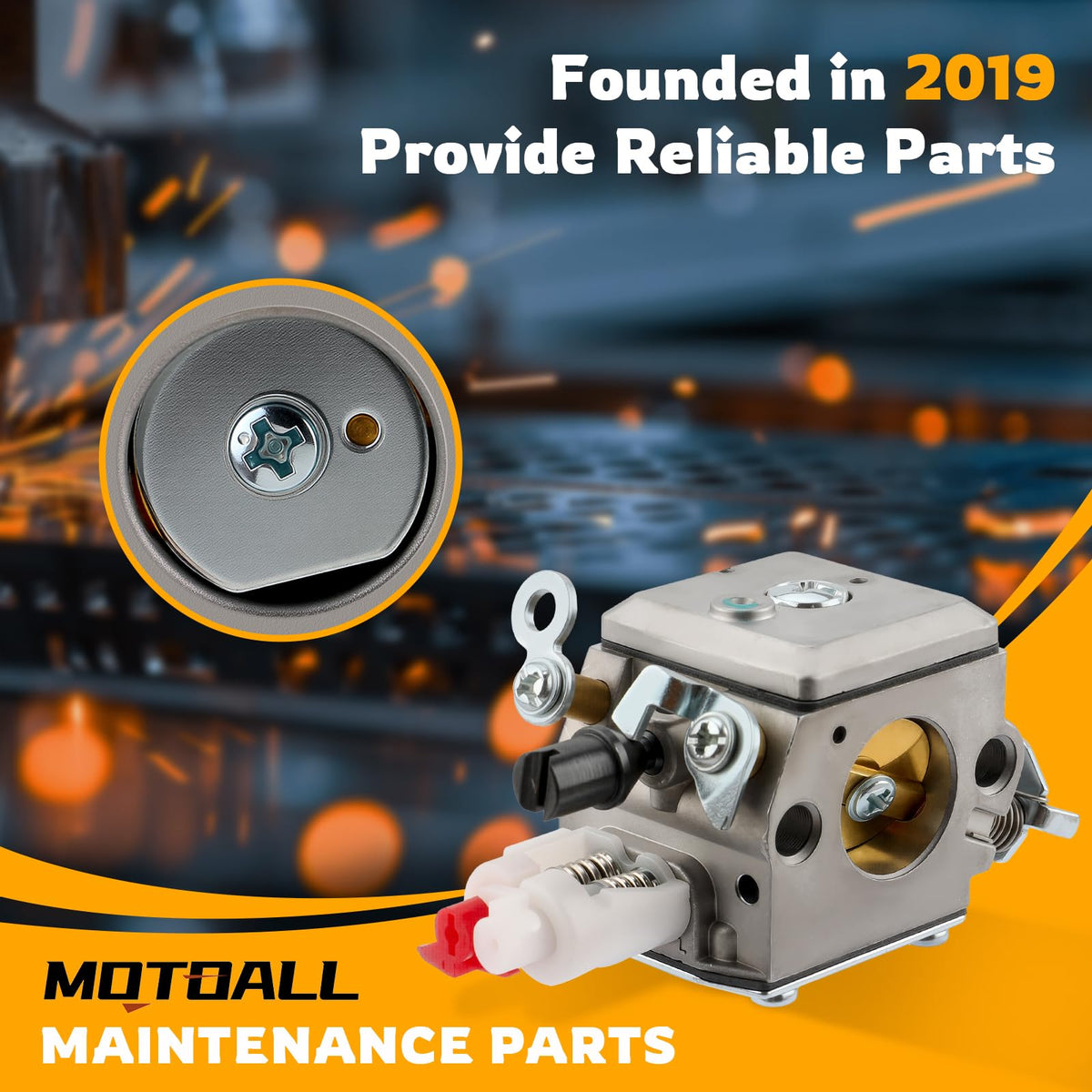 MOTOALL package includes all essential components for a complete replacement.