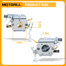MOTOALL primer-bulb included for quick priming and easier starting
