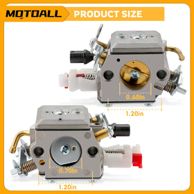 MOTOALL spark plug included for consistent ignition and smoother operation.