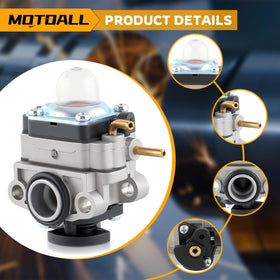MOTOALL two-stroke spark plugs included for efficient combustion.