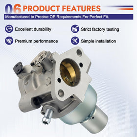 Motofoal Kohler CV490/CV493 engine carburetor supports varied HP ranges.