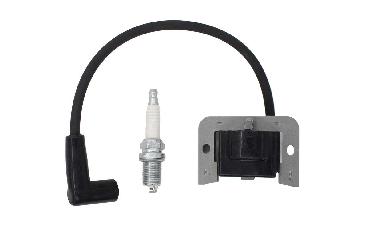 MOTOKU ignition coil close-up for Kohler Courage engines showing durable construction.