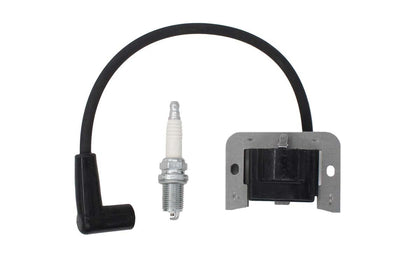 MOTOKU ignition coil close-up for Kohler Courage engines showing durable construction.