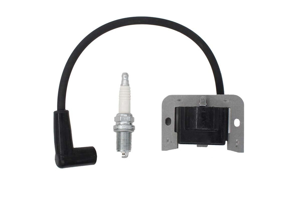 MOTOKU ignition coil close-up for Kohler Courage engines showing durable construction.