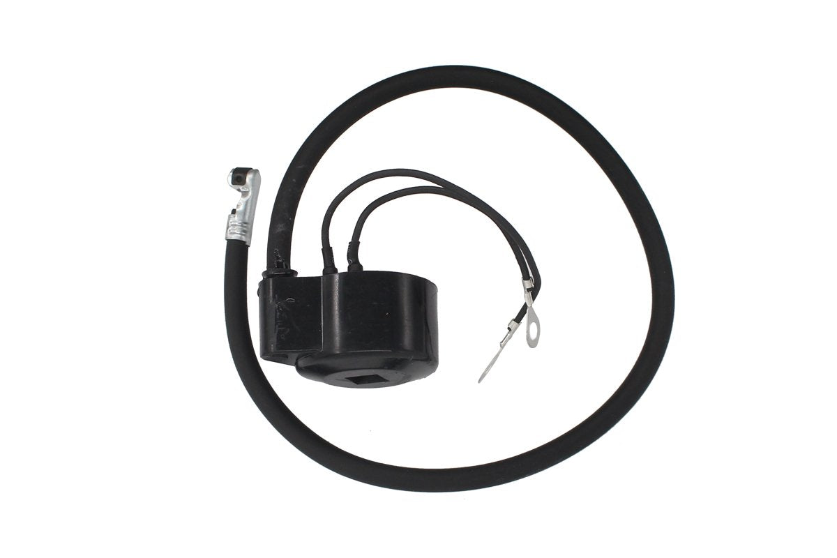 Motoku ignition coil for Tecumseh H30-H50 engines improves spark reliability for lawn care.