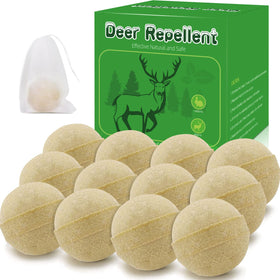 Motrapso deer repellent bottle application deters deer naturally.