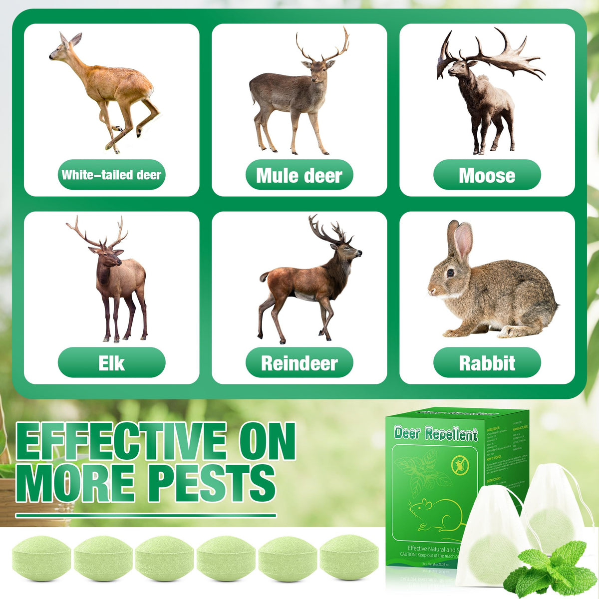 Motrapso peppermint ball in garden creates scent barrier without harming plants