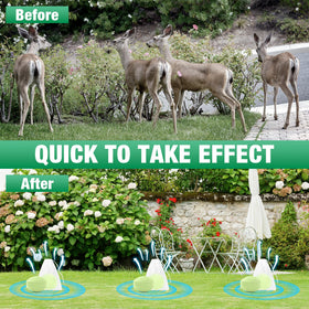 Motrapso deer repellent peppermint ball pack 2 ready to deter browsing deer safely