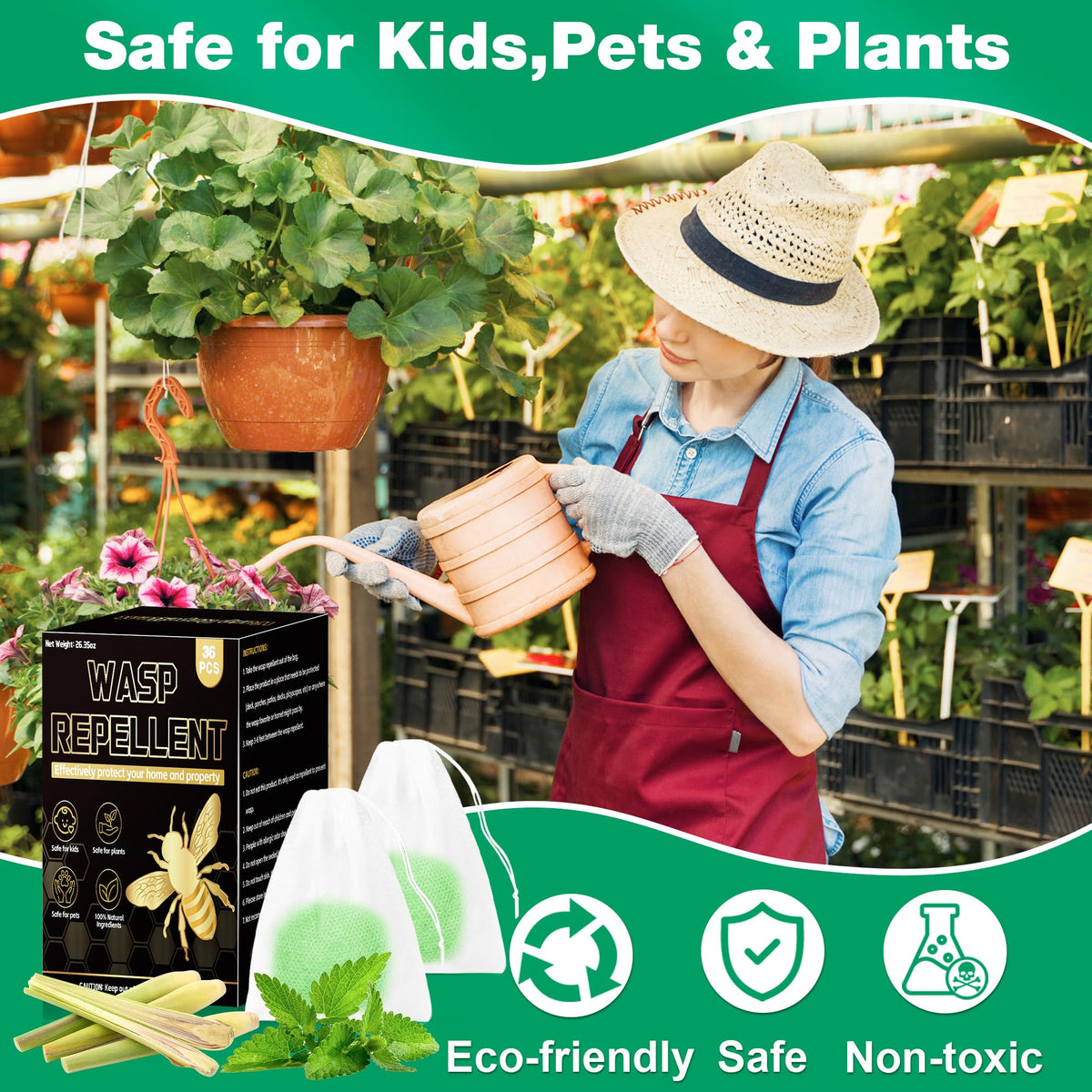 Weatherproof Motrapso packaging shown for rain and sun resistance.