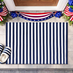 Moucuny Memorial Day mat for indoor and outdoor use across seasons