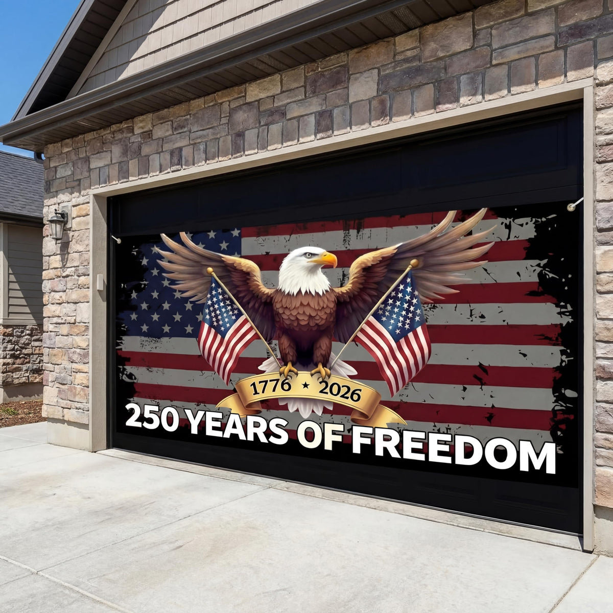 Moukeren garage door cover includes two installation ropes for quick setup.