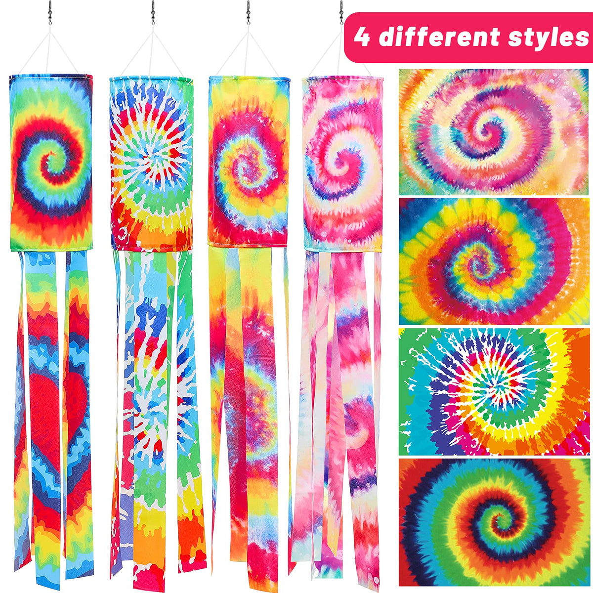 Moukeren windsock flags with four colorful styles brightening outdoor spaces