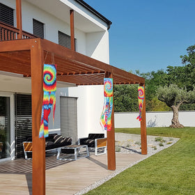 Moukeren 40-inch windsocks lightweight and durable for long-lasting yard decor