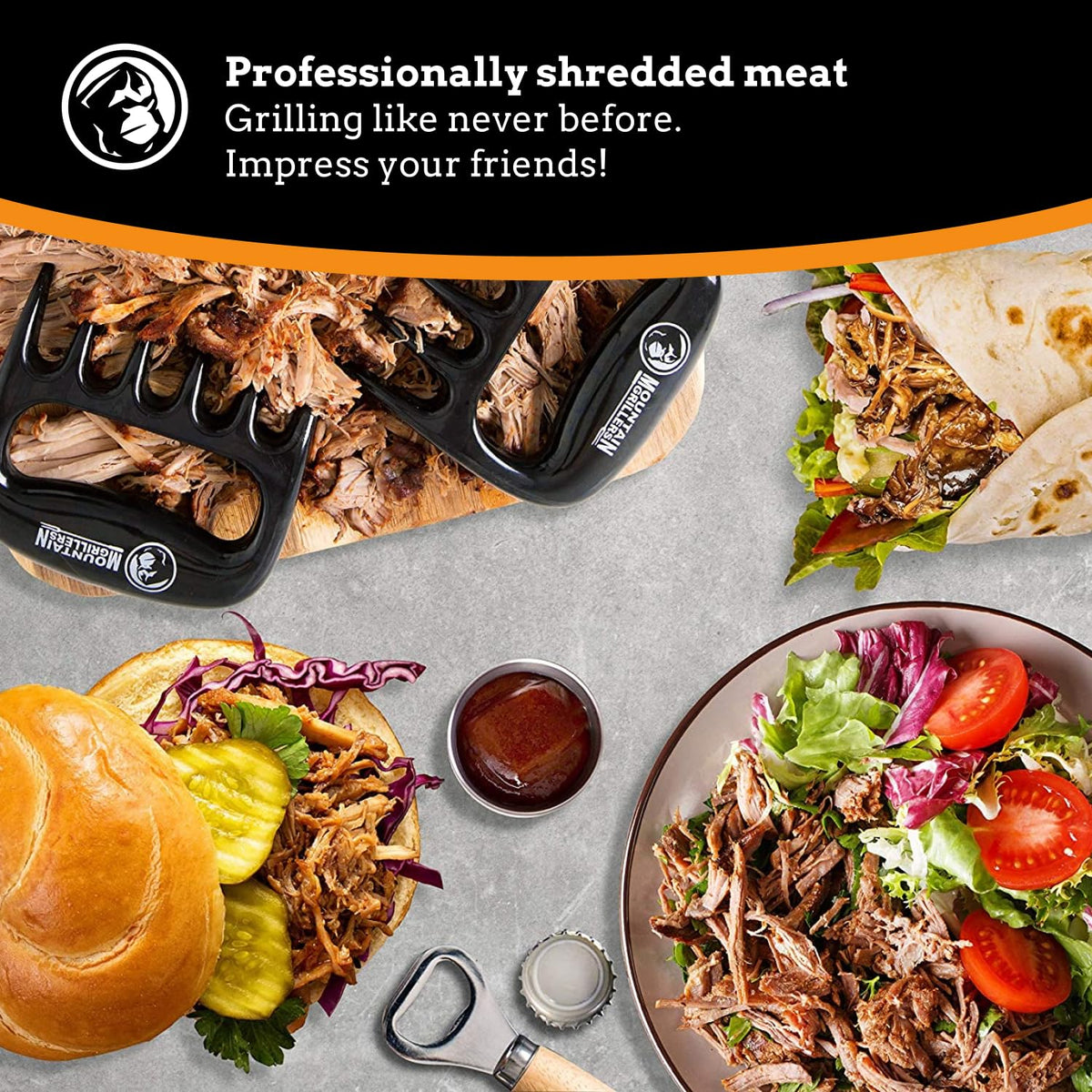 Mountain Grillers heavy-duty pork-claws deliver versatility across pork, beef, and ribs.