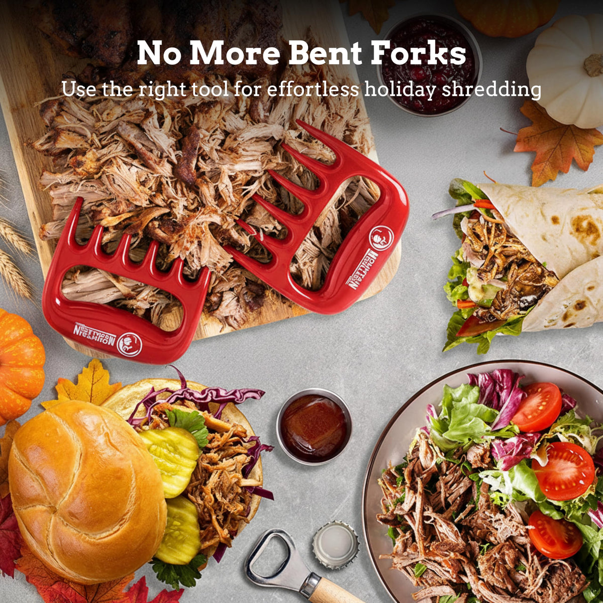 Mountain Grillers beef shredding claws great for brisket and roasts