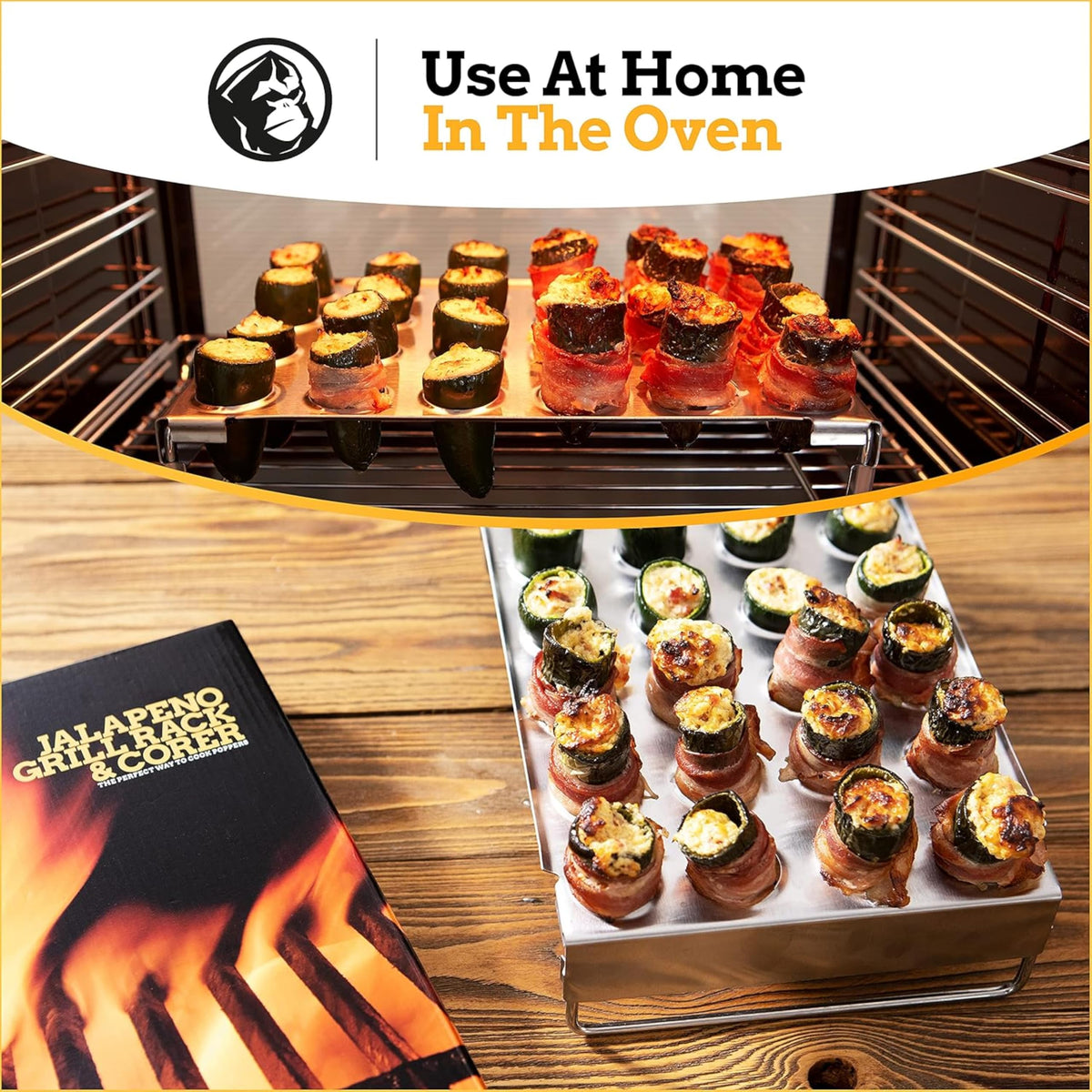 MOUNTAIN GRILLERS oven-safe and grill-ready for versatile preparation