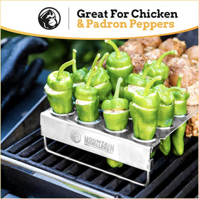 MOUNTAIN GRILLERS pepper corer seed remover tool simplifies prep before grilling