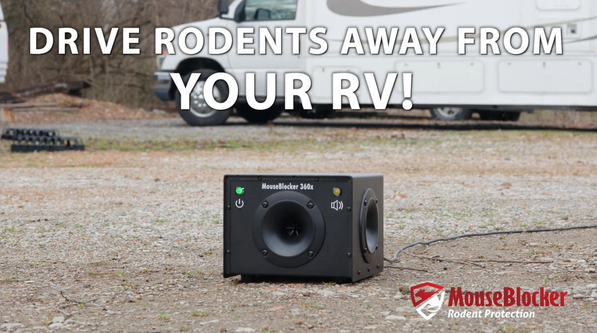 MouseBlocker 360 weatherproof design for outdoor use in all weather.