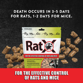 MouseX RatX 1lb bag packaging suitable for DIY and professional use.