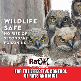 MouseX RatX safe around people, pets, livestock, and wildlife.