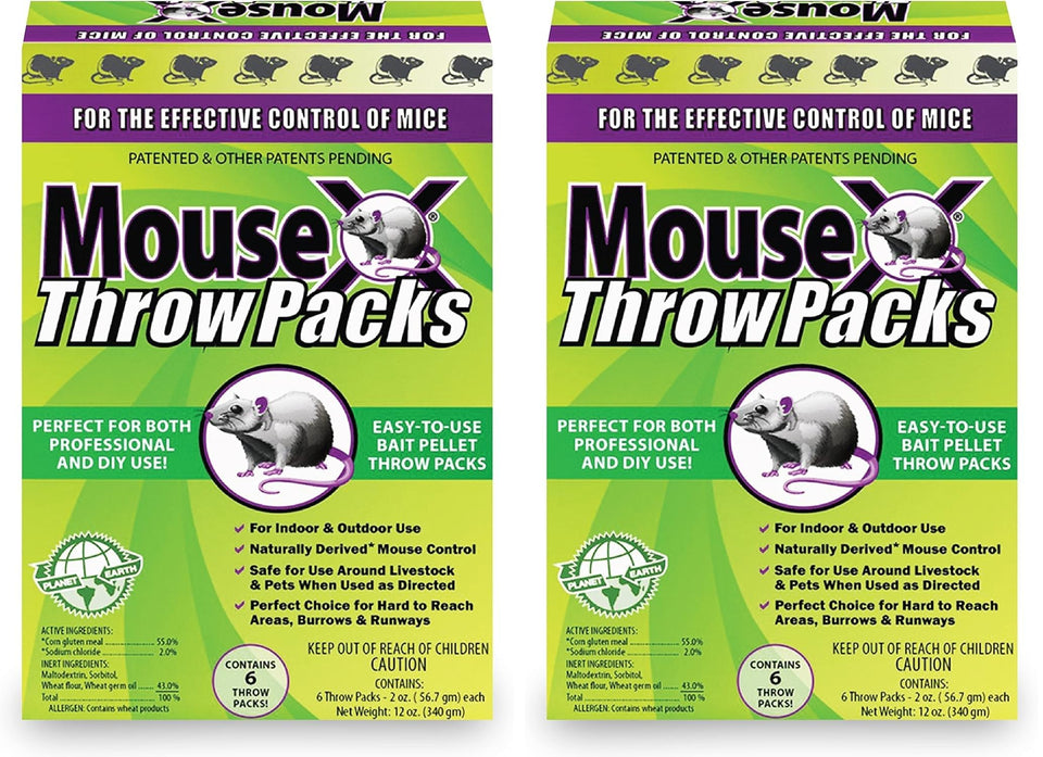 MouseX Throw Packs bundle front view showcasing ready-to-use rodent control
