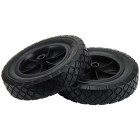 MOUYAT diamond-threaded wheel; improves grip and smooth rolling on uneven surfaces.