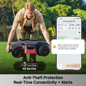 MOVA LiDAX Ultra 3000 anti-theft 4G keeps garden safe.