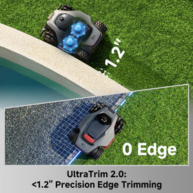 MOVA LiDAX Ultra 3000 edge-cutting delivers clean borders.