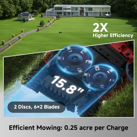 MOVA LiDAX Ultra 3000 high-efficiency cutting for larger lawns.