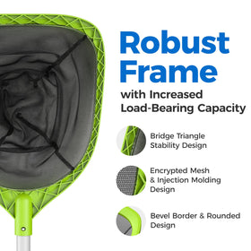 Mowend pool cleaner supplies skimmer for efficient tidying