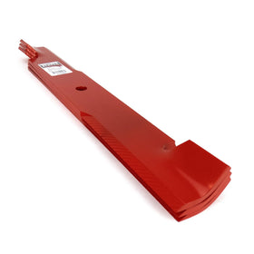 MowerPartsGroup Hi-Lift blades side profile shows lift-focused geometry