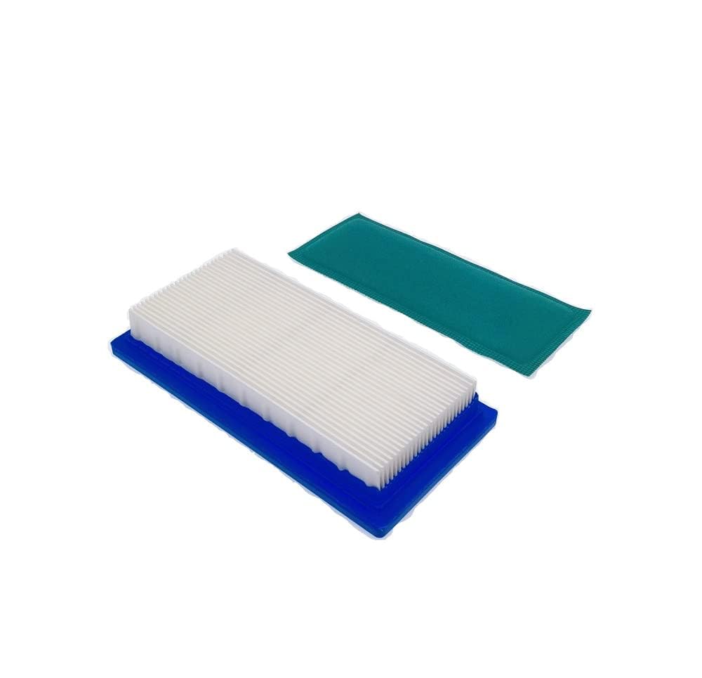 MOWFILL 2-pack air filter set, ready for quick engine maintenance.