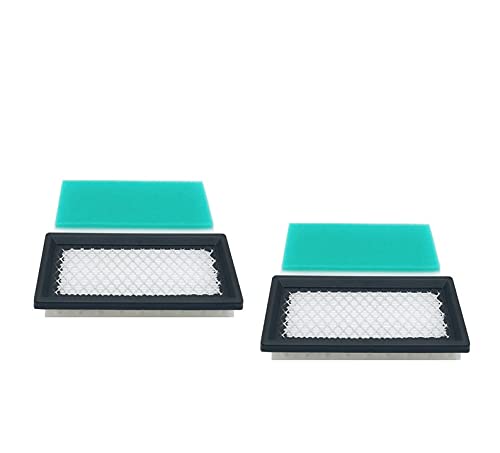 MOWFILL 78601 air filter close-up, compatible with Generac generators for improved engine protection.