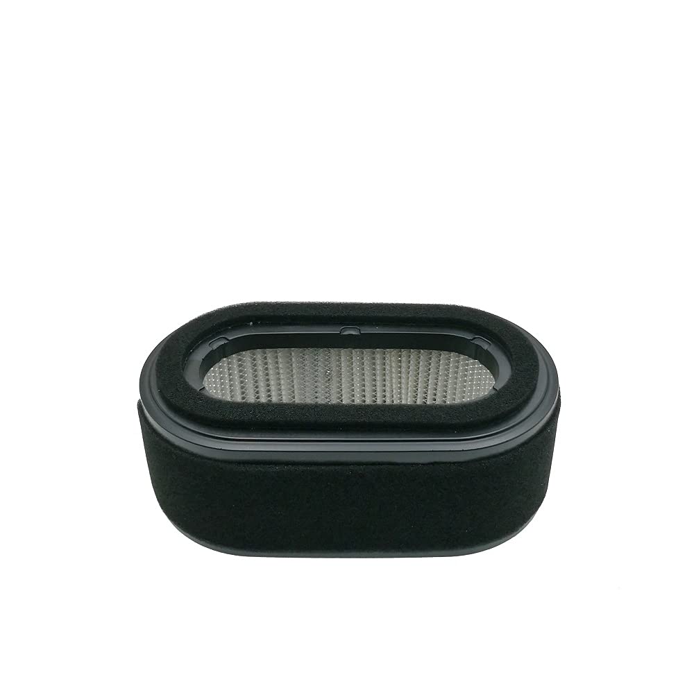 MOWFILL M115978 air filter front view, for clean air intake in John Deere and Kawasaki engines.